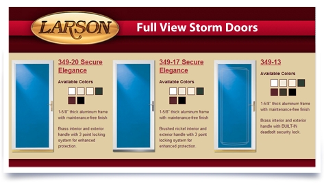 Larson Full View Storm Doors